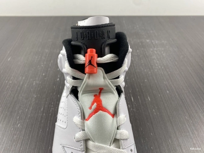 Rep TBK Infrared (2014) 6 White 384664-123 Retro Jordan 0722